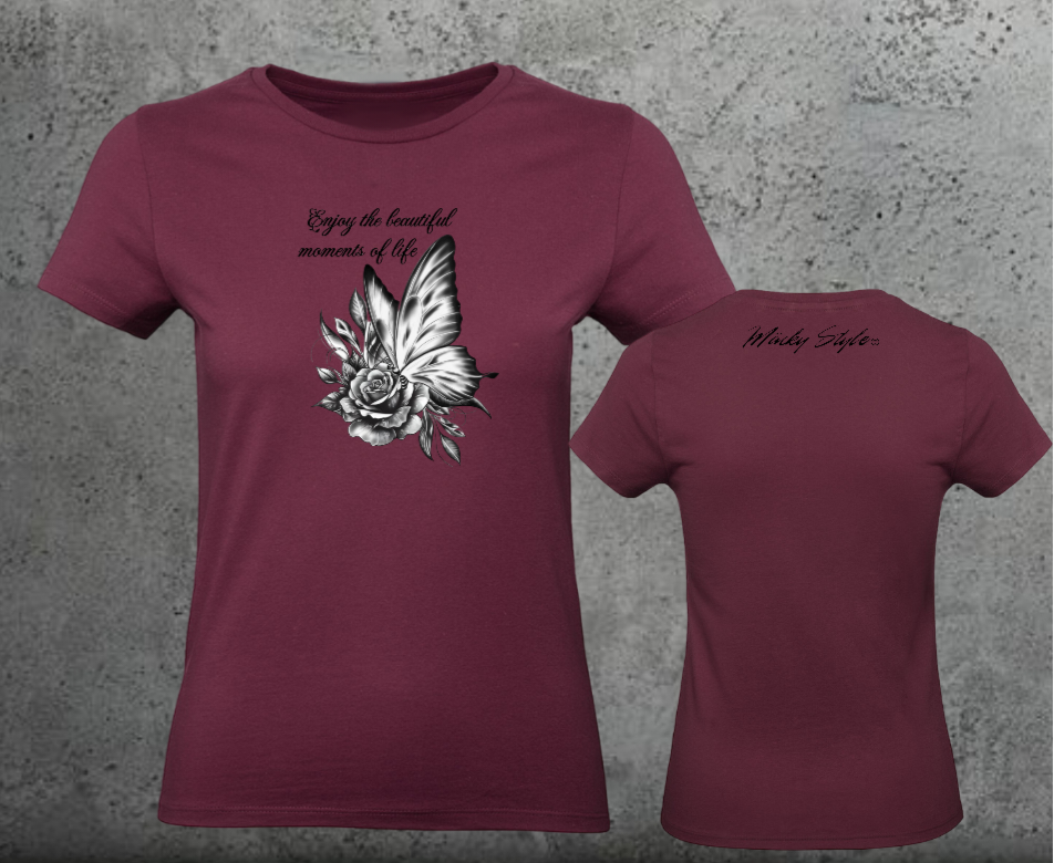 Butterfly Woman Shirt Front