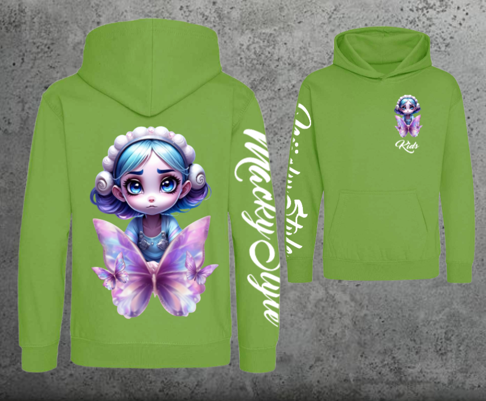 Butterfly-Fee Kids Hoodie Unisex