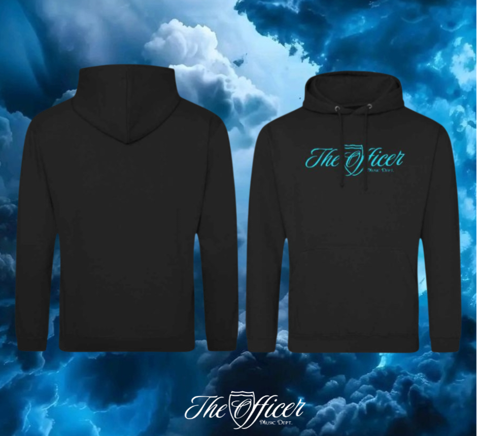 The Officer Schriftzug Hoodie Unisex Frontprint