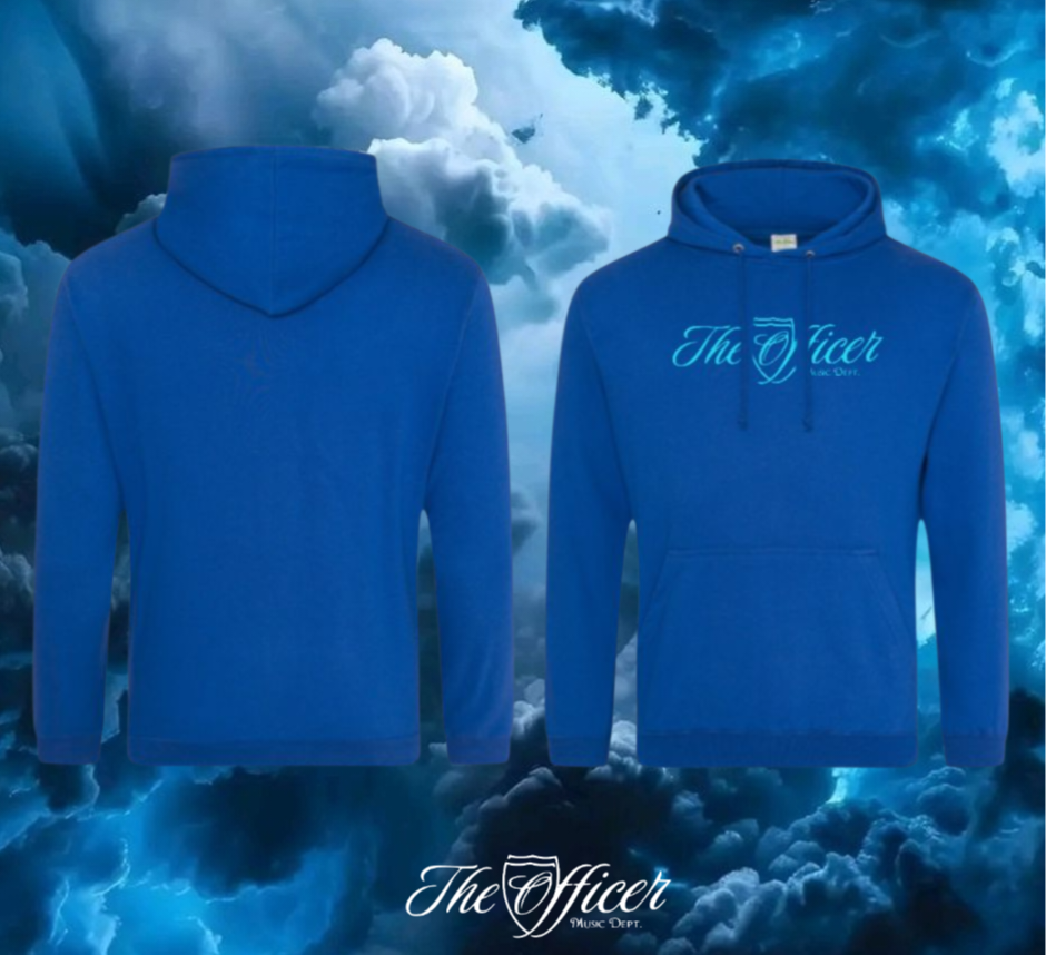 The Officer Schriftzug Hoodie Unisex Frontprint