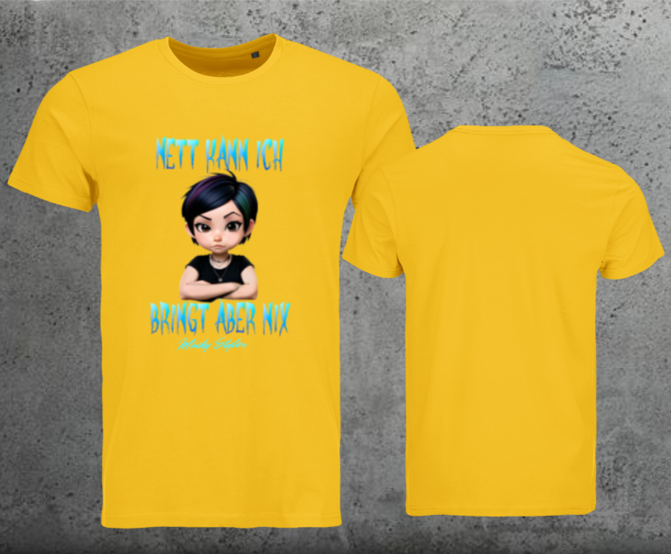 Nett kann ich Men Shirt Frontprint