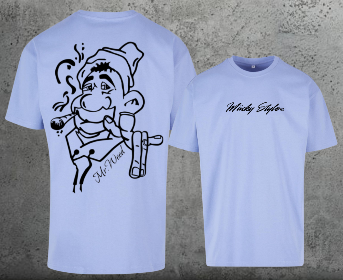 Mr.Weed Oversize Shirt Backprint