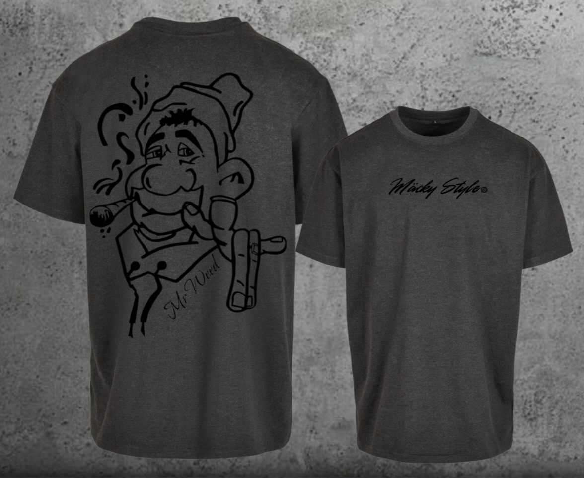 Mr.Weed Oversize Shirt Backprint