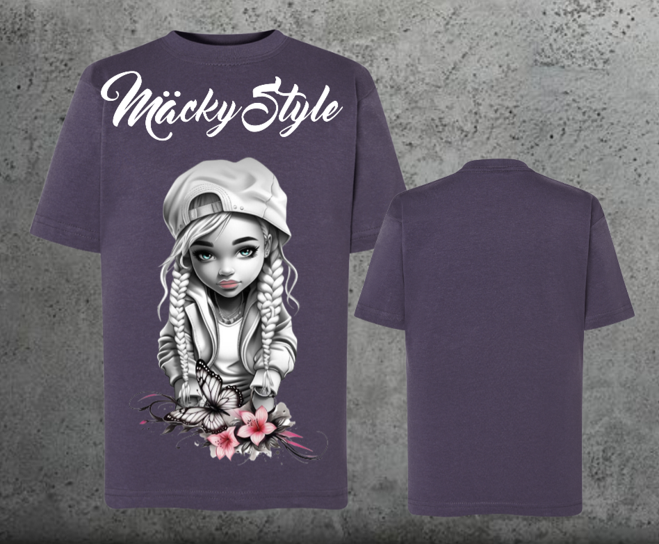 Flower Big Girl Kids Shirt Unisex