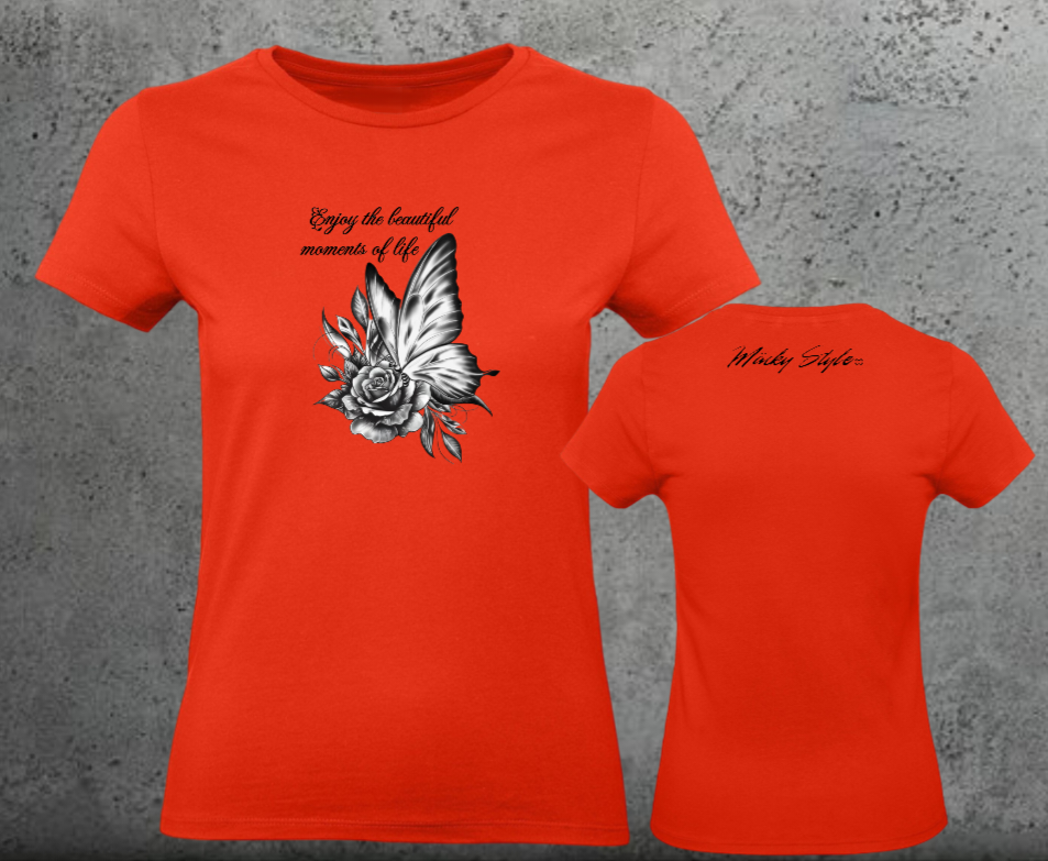 Butterfly Woman Shirt Front