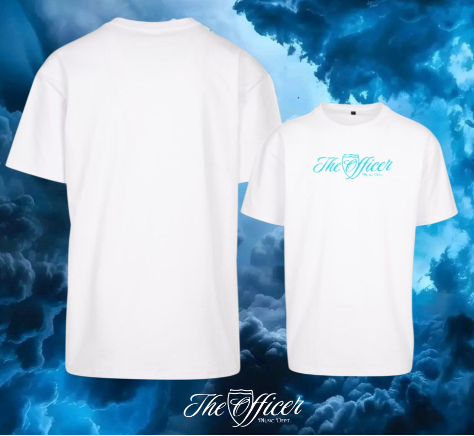 The Officer Schriftzug Oversize Shirt Frontprint