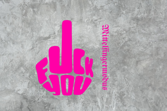 FuckYou - Mittelfingermodus Pink