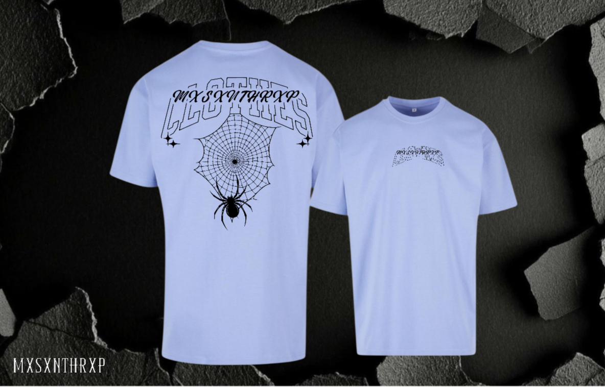 Clothes Spider Oversize Shirt Backprint Unisex