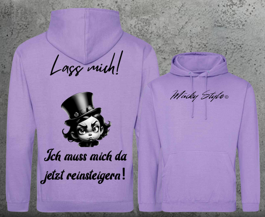 Lass Mich Hoodie Unisex Backprint