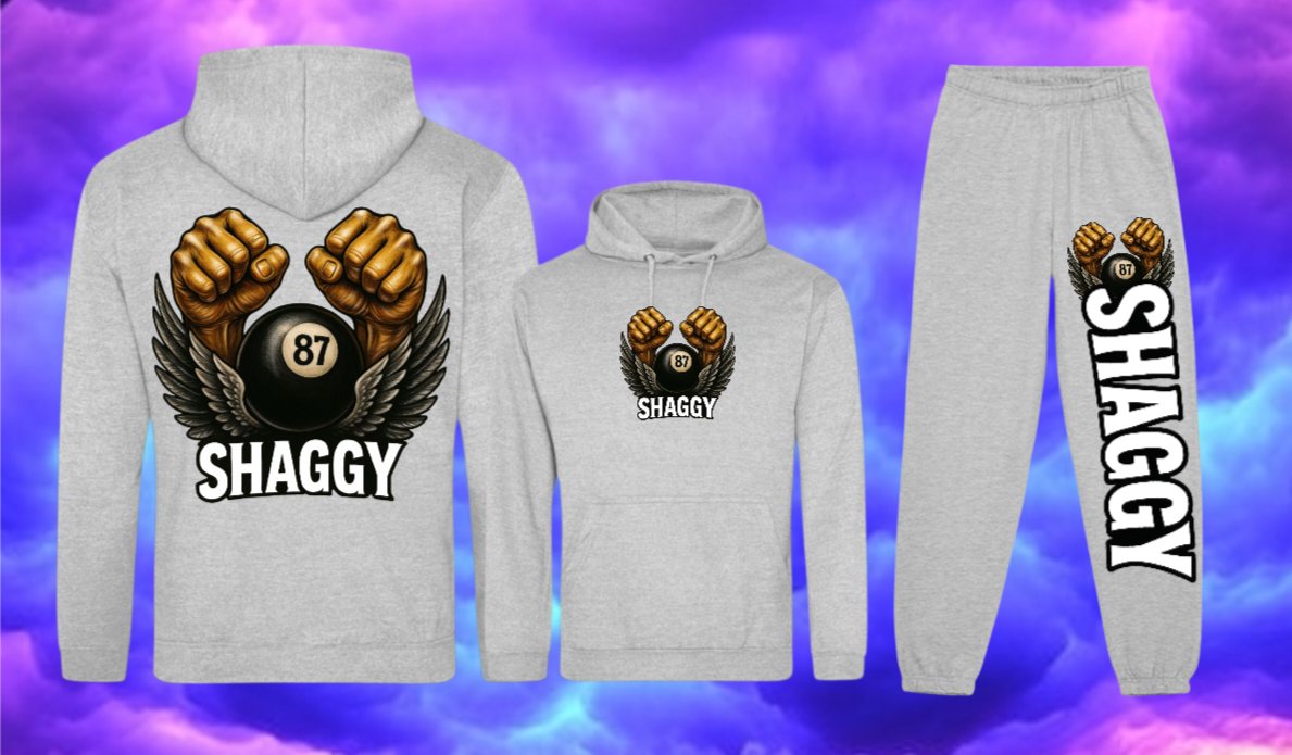 Shaggy  Unisex Jogger Front-Backprint