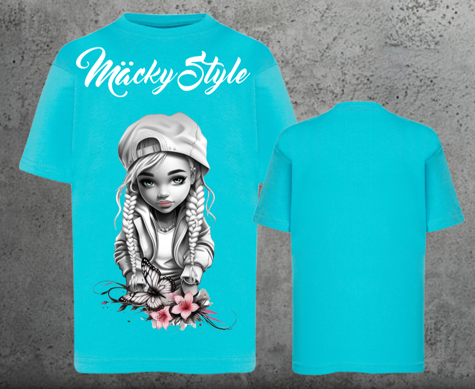 Flower Big Girl Kids Shirt Unisex