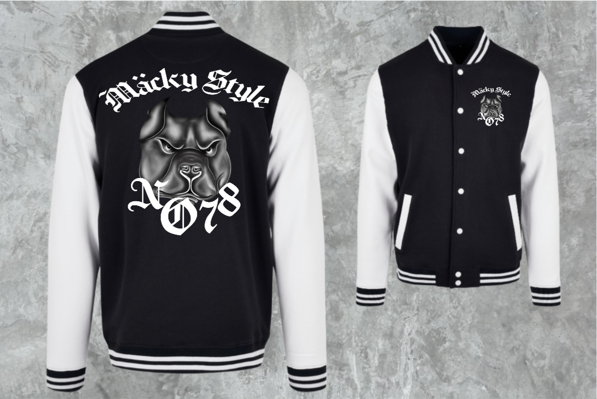 No78 College Jacke Back/Frontprint