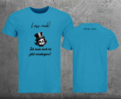 Lasciami la maglietta da uomo con stampa frontale