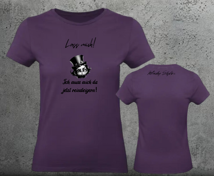 Maglietta Let Me Woman con stampa frontale