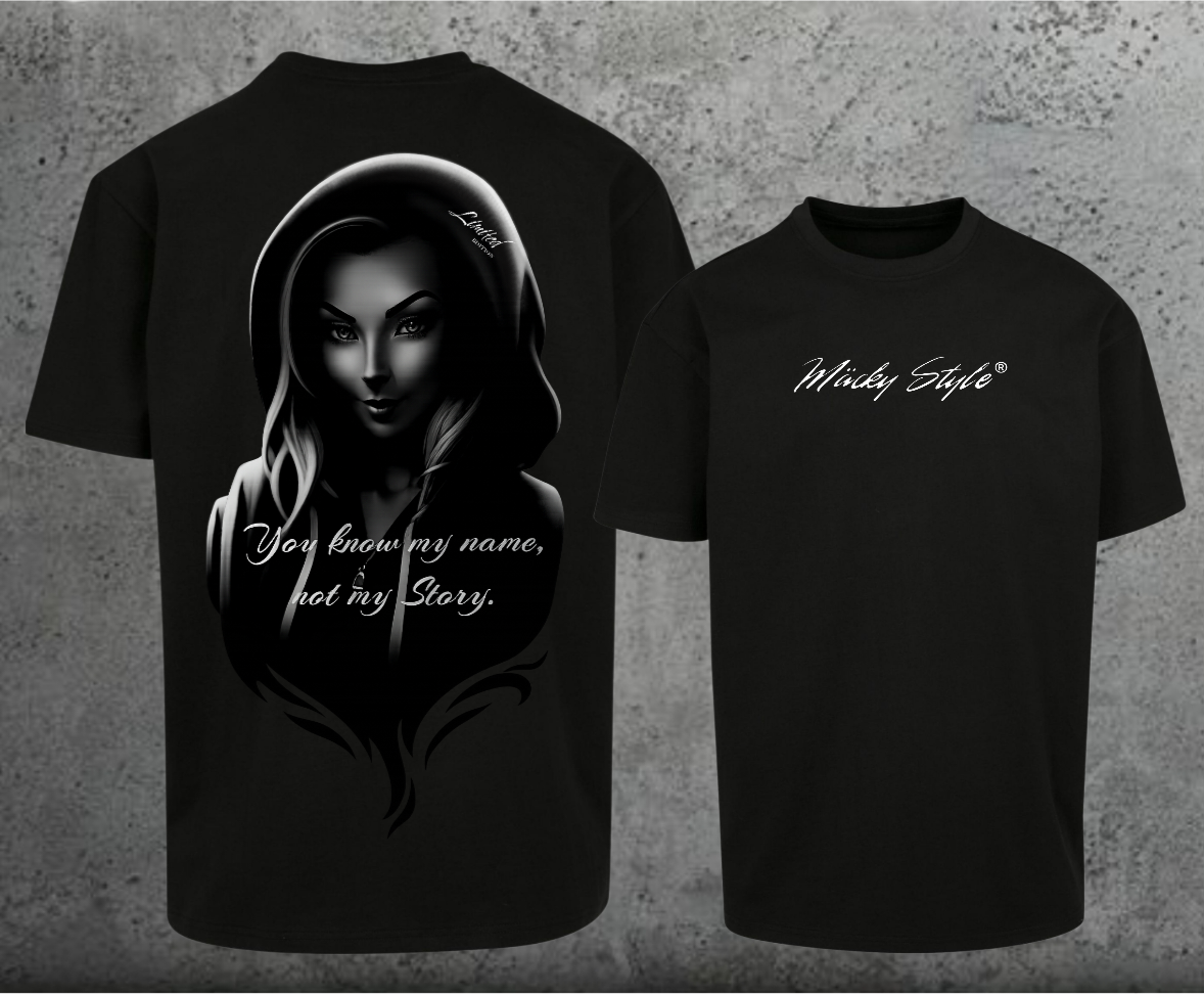 You know my name -  Oversize Shirt Backprint