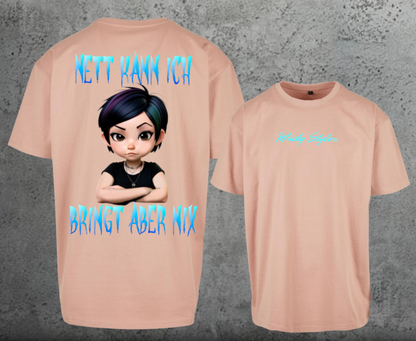 Nice I can Oversize Shirt Backprint