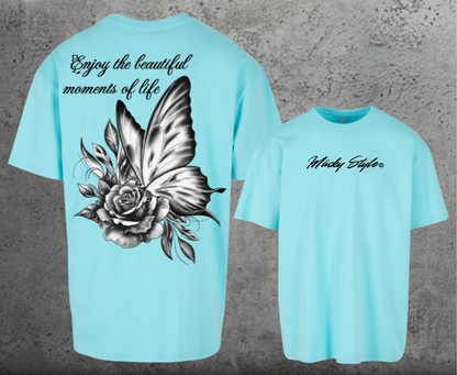 Butterfly Oversize Shirt Backprint Unisex