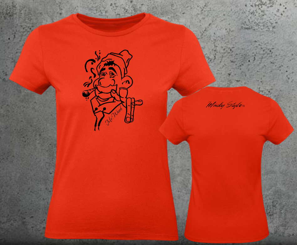Mr.Weed Woman Shirt Frontprint