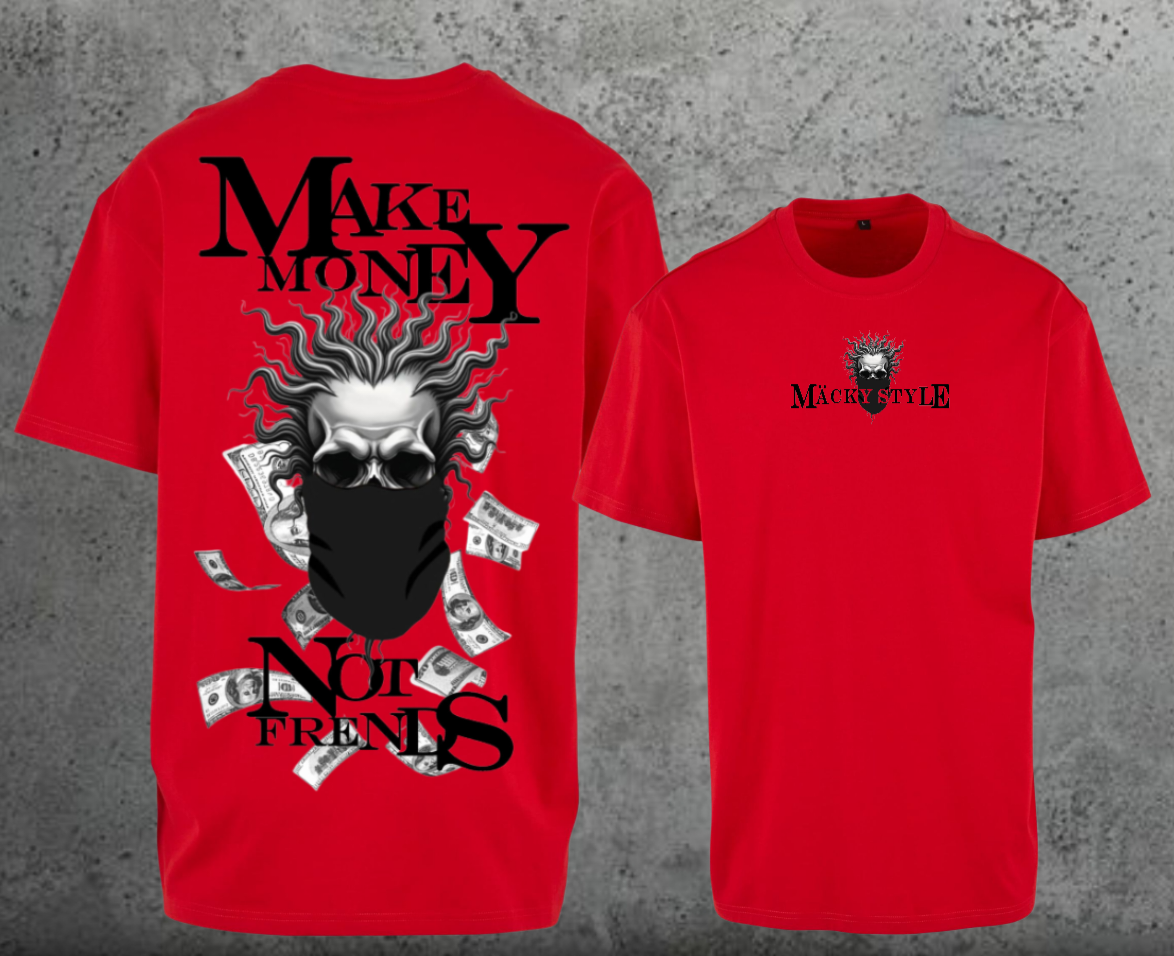 Make Money Oversize Shirt Backprint