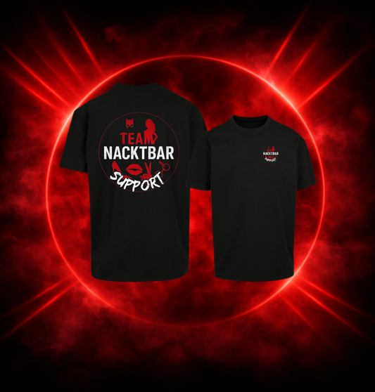 Camicia oversize con stampa sul retro 