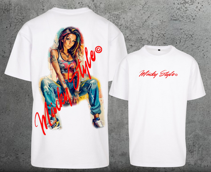 Mäcky Oversize Shirt Backprint Unisex