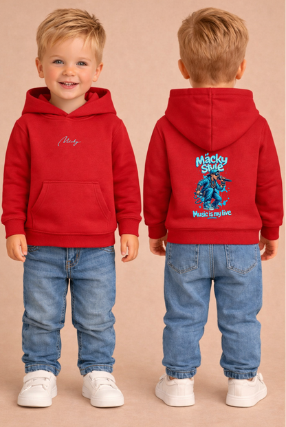 Felpa con cappuccio unisex MUSTER per bambini 