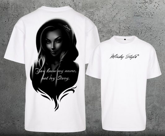 You know my name -  Oversize Shirt Backprint