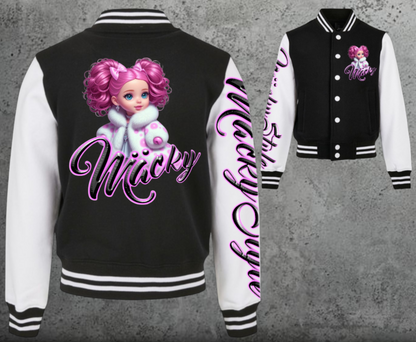 Pinky College Jacke Back/Frontprint Unisex
