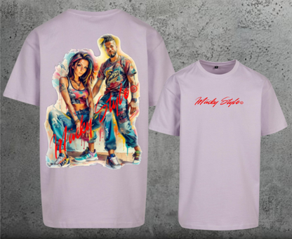 The Makers Colorful Oversize Shirt Backprint