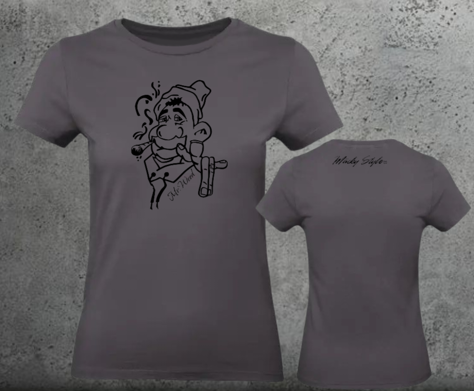 Mr.Weed Woman Shirt Frontprint