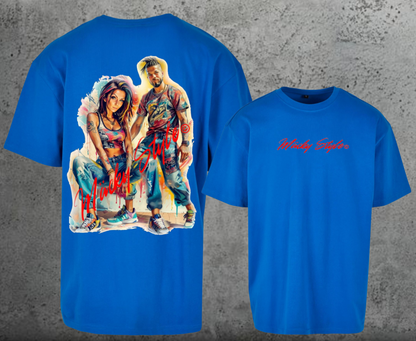 The Makers Colorful Oversize Shirt Backprint