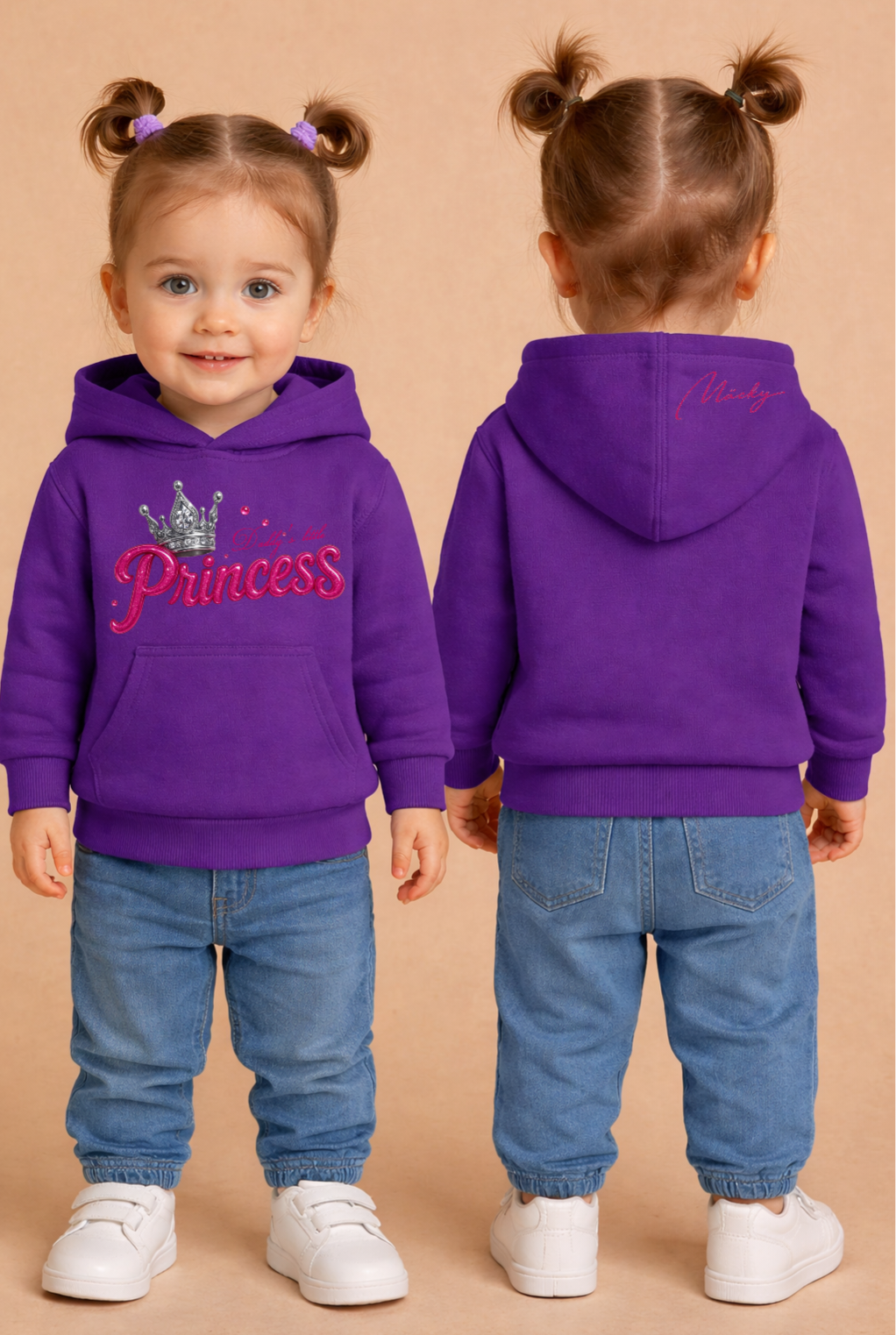 Felpa con cappuccio unisex MUSTER per bambini 