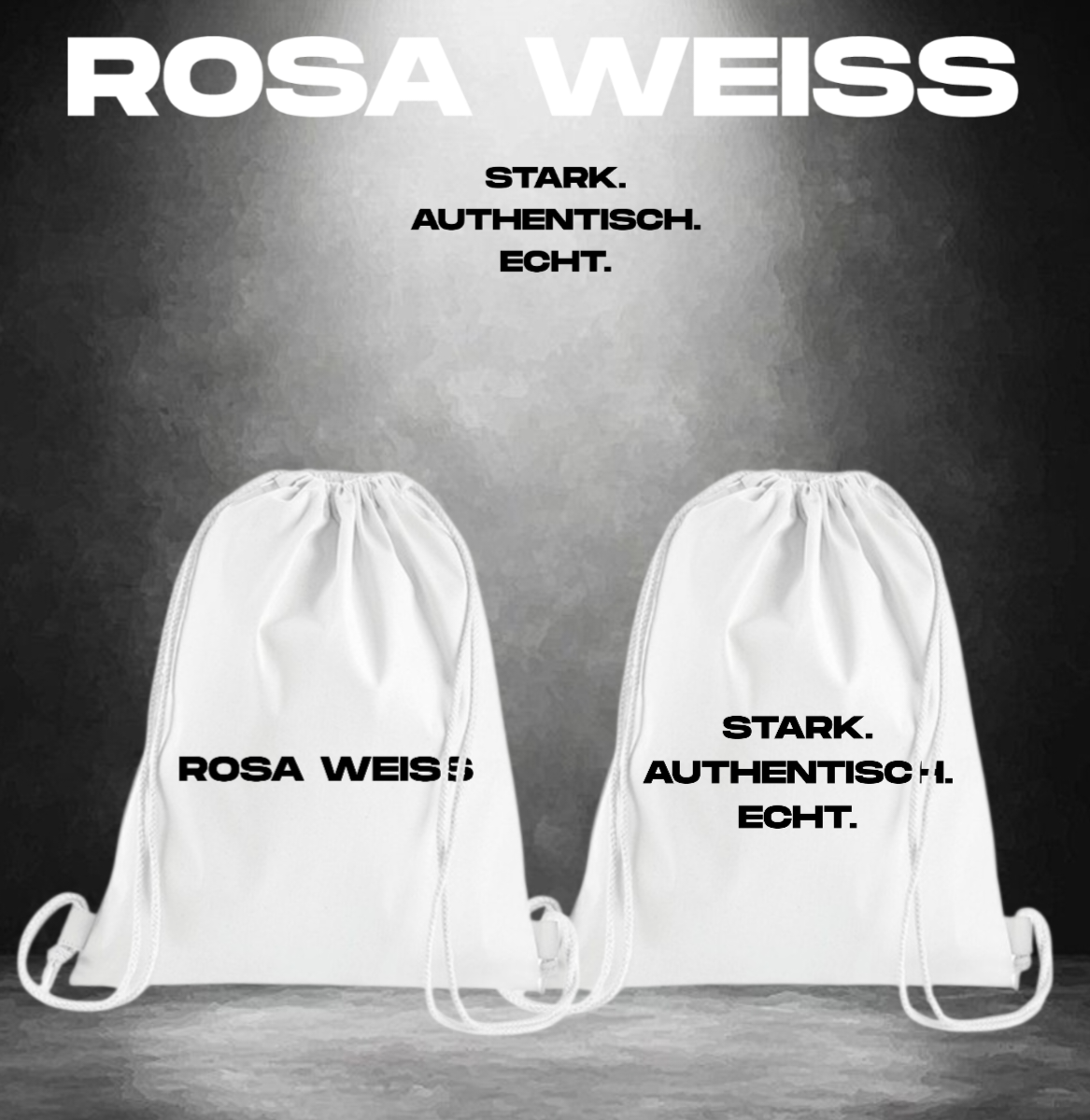 ROSA WEISS - STARK; AUTHENTISCH; ECHT Street Bag