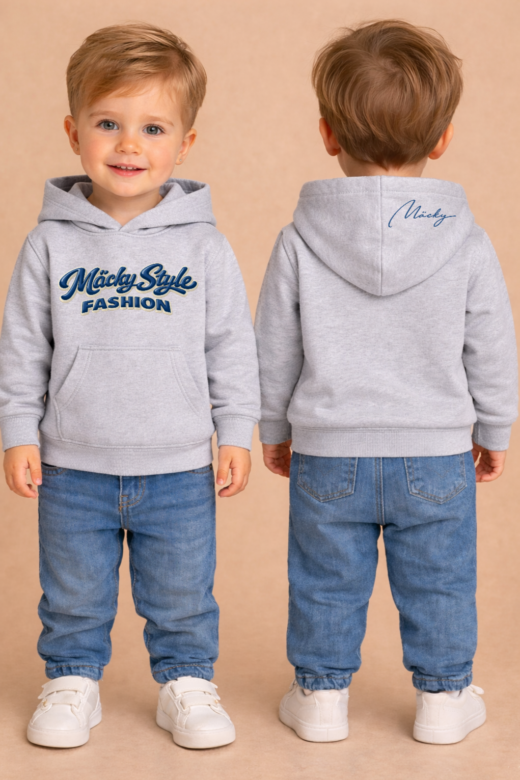Felpa con cappuccio unisex MUSTER per bambini 