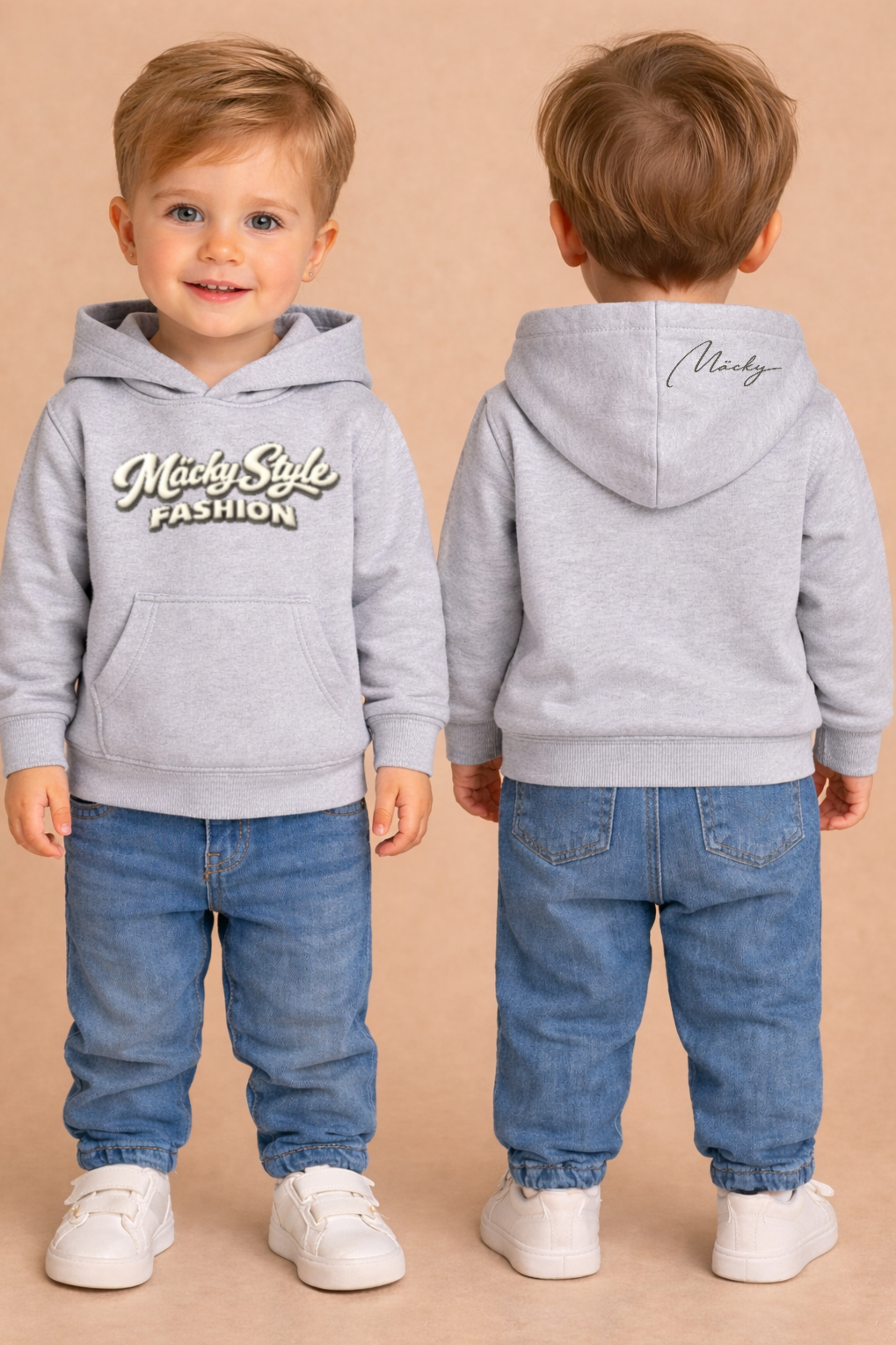 Felpa con cappuccio unisex MUSTER per bambini 