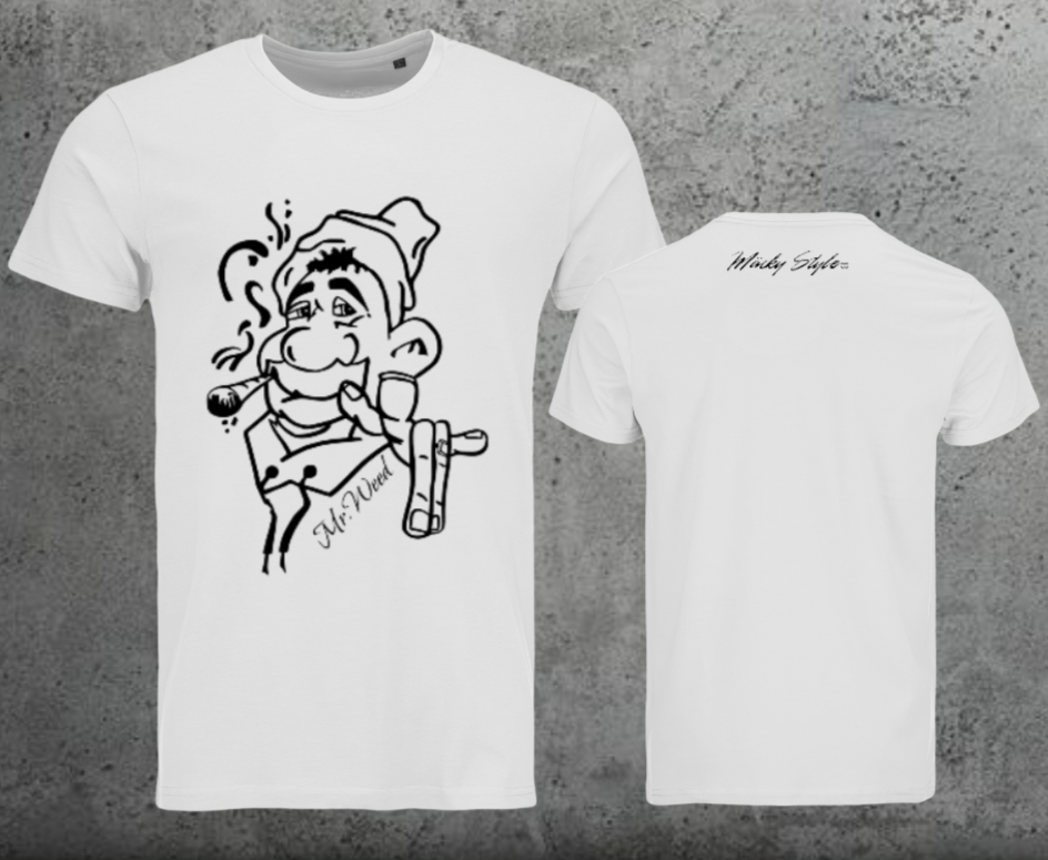 Mr.Weed Men Shirt Frontprint