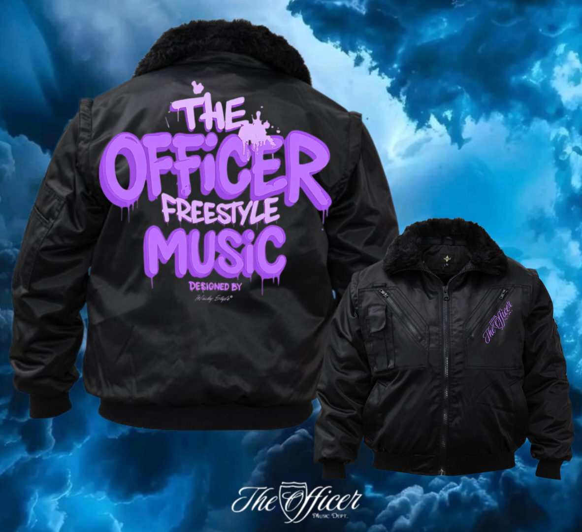 The Officer Freestyle Music Piloten Jacke
