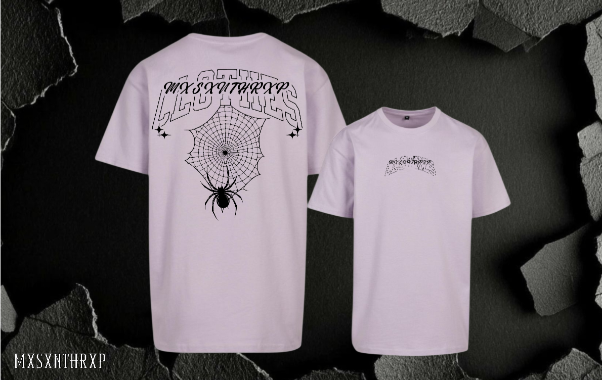 Clothes Spider Oversize Shirt Backprint Unisex