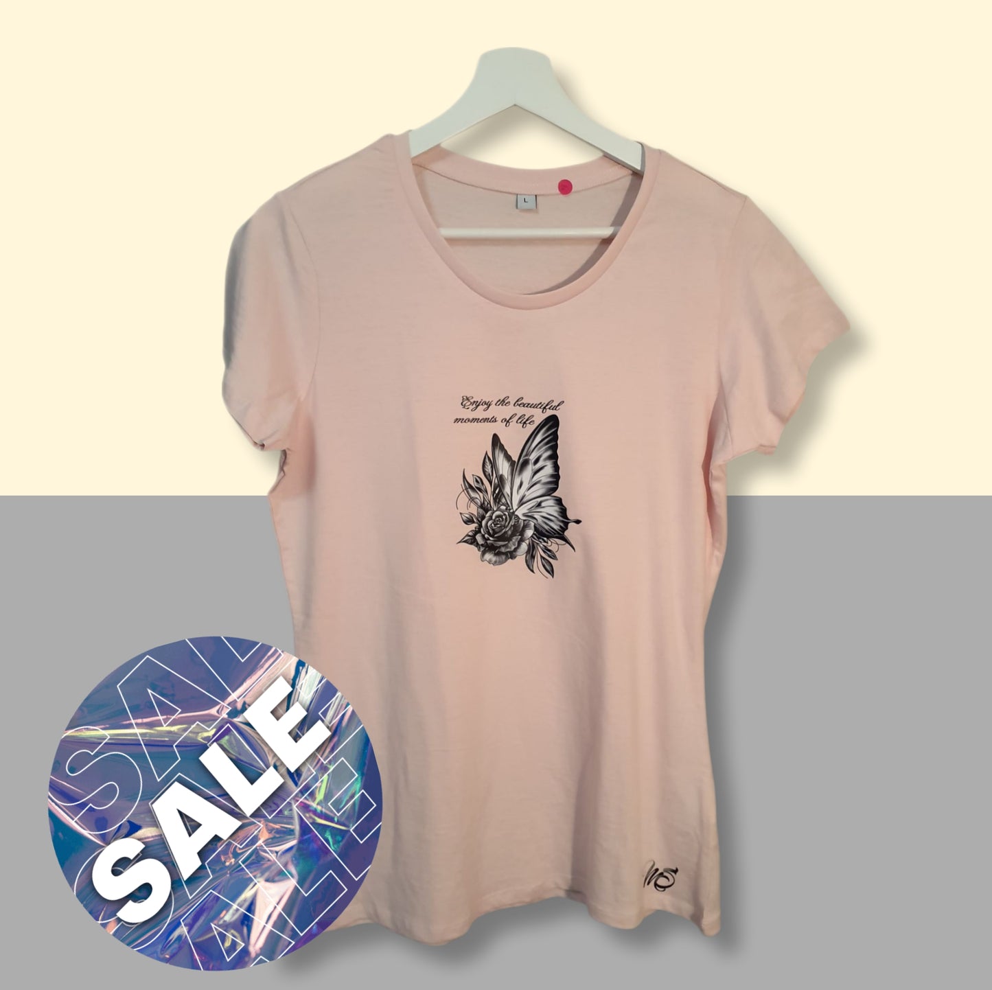 Butterfly Woman Shirt long altrosa