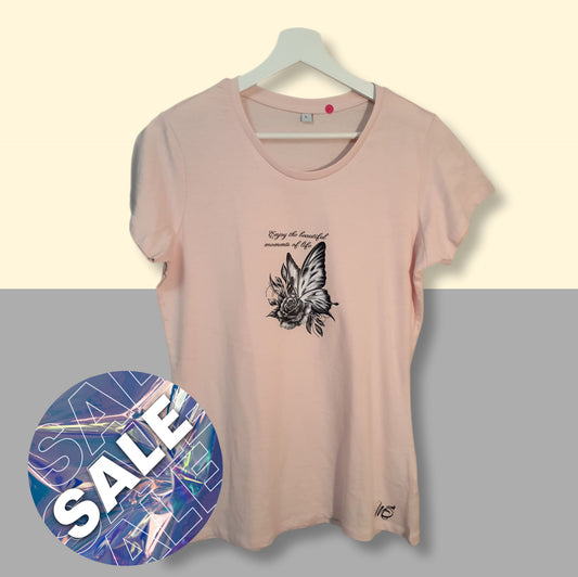 Butterfly Woman Shirt long altrosa