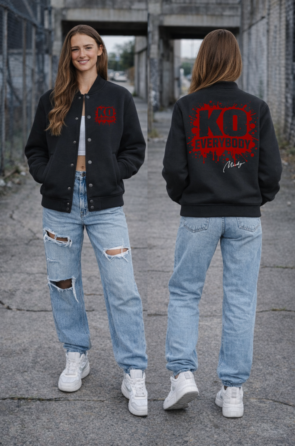 KO Everybody Premium Collegejacke Unisex