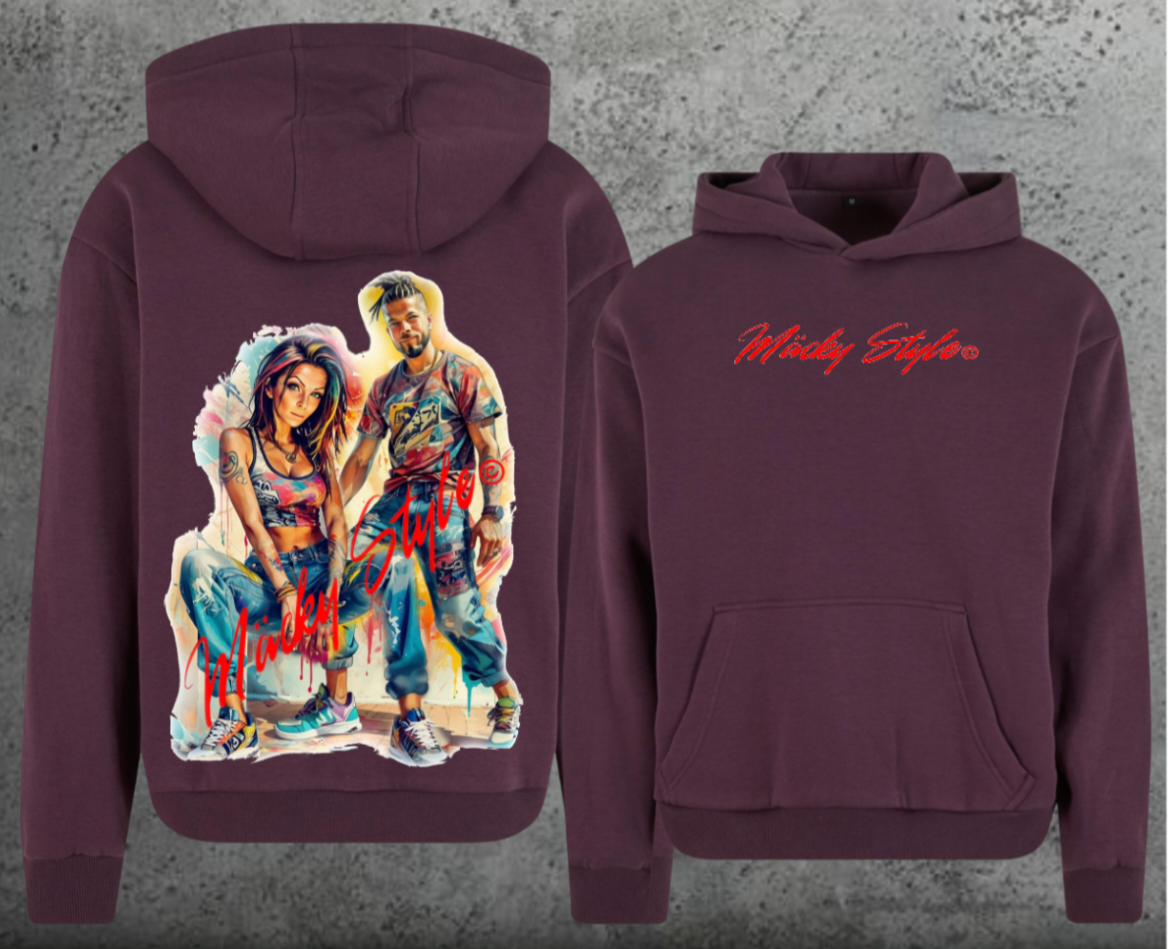 Die Macher Bunt Hoodie Soft Backprint