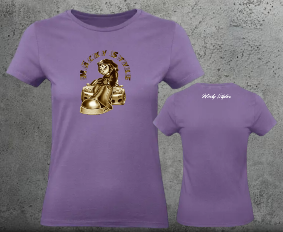 Racing Woman Shirt Frontprint