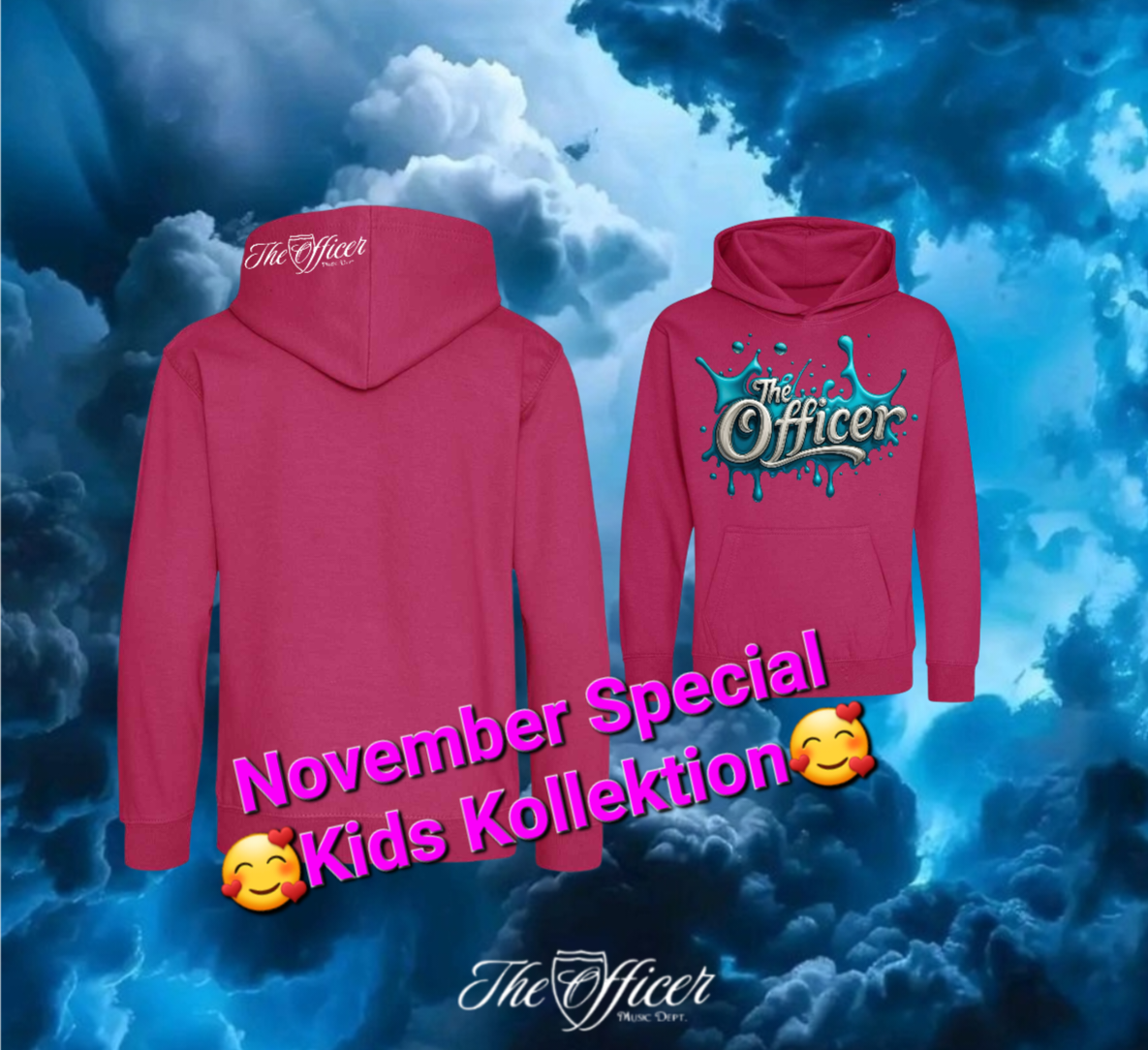 The Officer Kids Hoodie Unisex