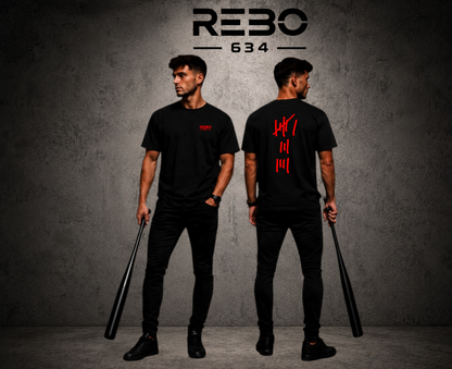 REBO 634 - Jahre Oversize Shirt Backprint