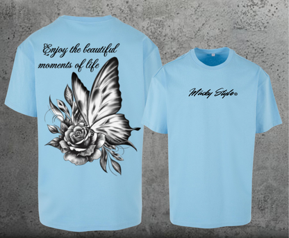 Butterfly Oversize Shirt Backprint Unisex