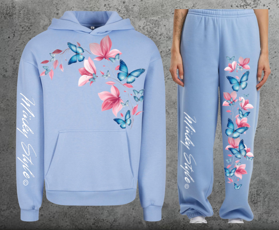 Flower Mix Woman Jogger Frontprint