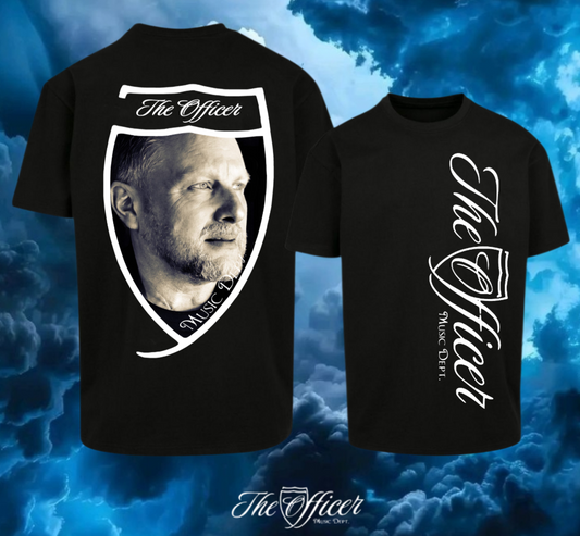 Camicia oversize con stampa sul retro 