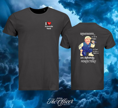 I love freestyle music Men Shirt Backprint Unisex
