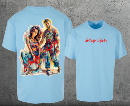 The Makers Colorful Oversize Shirt Backprint